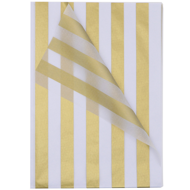 Papel de copia personalizada impresión de papel pera Tsue papel de regalo de Navidad serie oro caja de regalo de Navidad