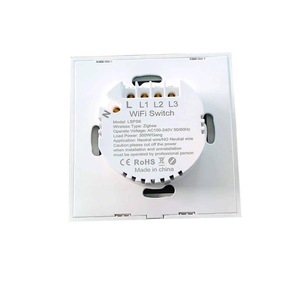 ZigBee умный выключатель тип 86 европейского/британского стандарта, универсальная версия, усиленная модель, граффити, голосовое управление