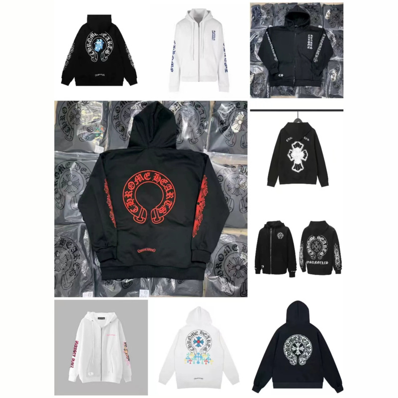 25Ss Correct Version Chrome Cross Hoodie Versatile Trendy Fashion Wholesale
