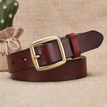 简约休闲纯色方扣皮带女时尚百搭女士腰带连衣裙大衣装饰学生裤带