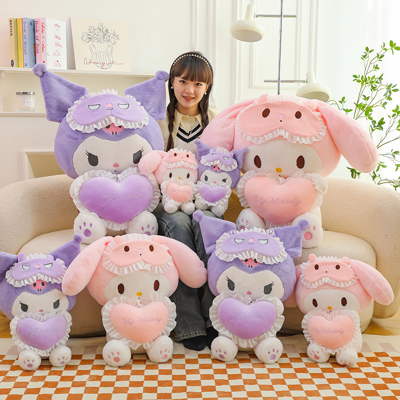 New love kulomi melody plush toy doll Sanrio series children's gift wholesale