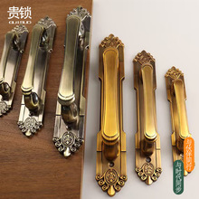 厂家直销复古拉手大门房门木门对开门隐形门移门推拉门把手锌合金