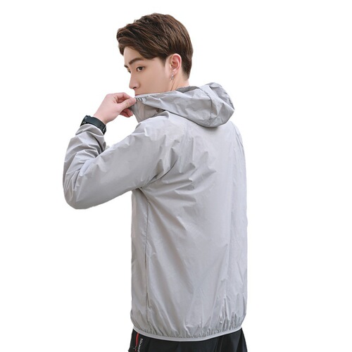 Men's Ultra-Thin Breathable Sun Protection Jacket  Summer Lightweight Bunting Jacket Men's Jacket Sports Windproof Coat