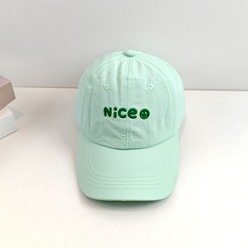 Sombreros infantiles primavera y verano color caramelo sombrero de sol de niñas letras bonitas sombrero de béisbol sombrero de boca de pato sombrero de sol de bebé