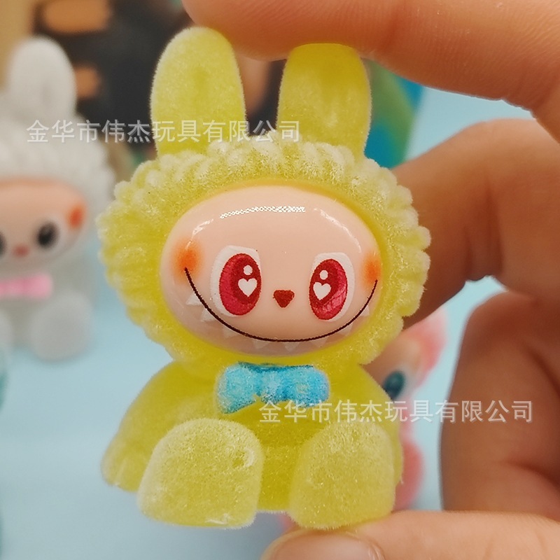 人気の座りラブビーラバー発光モデル LABUBU ブラインドボックスかわいい装飾品子供のギフト小さなおもちゃ卸売|undefined
