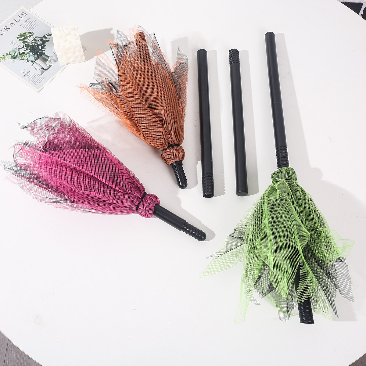 Bruja de Halloween escoba juguetes para niños accesorios de fiesta Harry Potter escoba decoración de Halloween mascarada