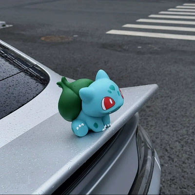 Bulbasaur Car Decoration, Cute and Adorable Sitting Posture, Car Rear Seat Figurine, Dashboard Creative Toy Ornament (Car ornaments) - bulbasaur-10cm