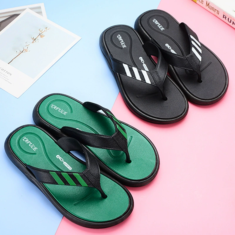 Summer flip flops, beach slippers, 2021 collection