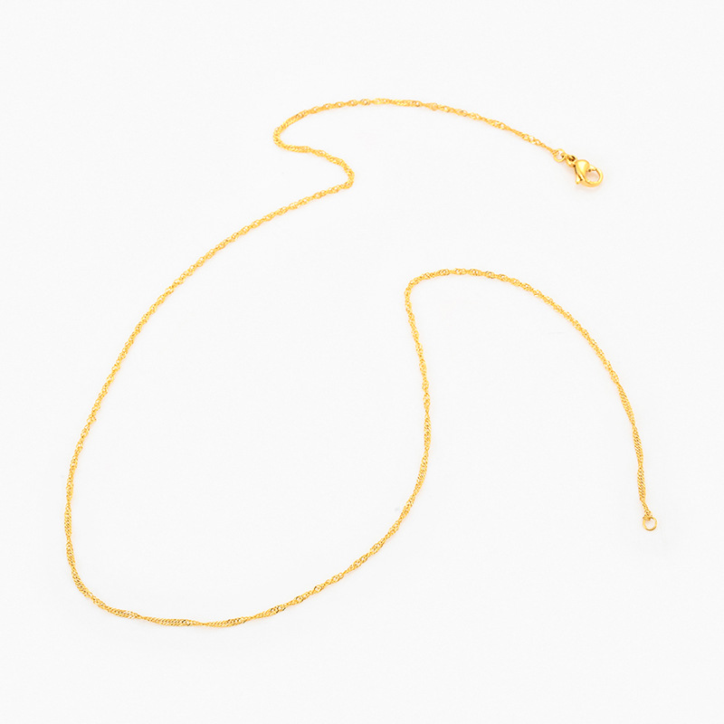 Acero inoxidable 24k color - aproximadamente 45cm