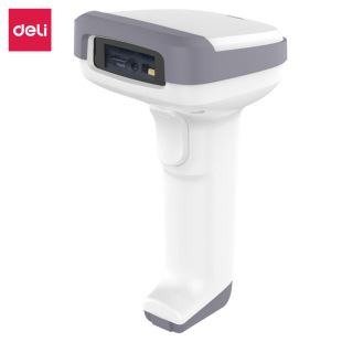 Deli 14952W Wired Scanner for Qr Code Logistics Express Barcode Gun Supermarket Cash Register Payment Scanner