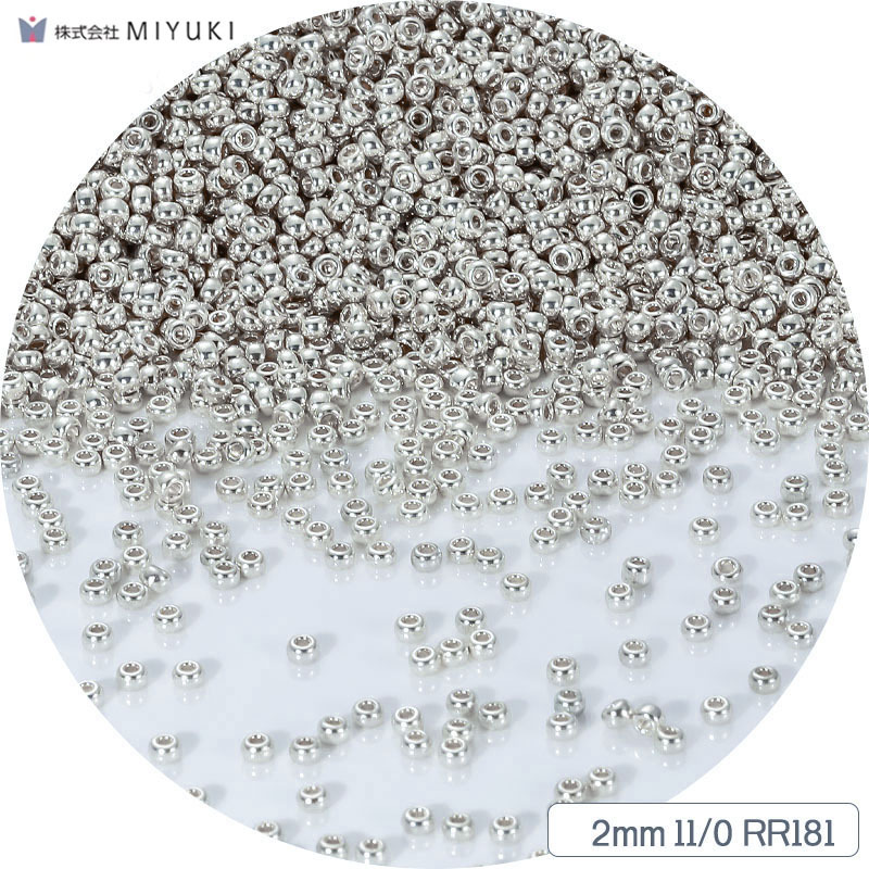 2mm miyuki/rr181 apricot silver [5g-500 capsules]