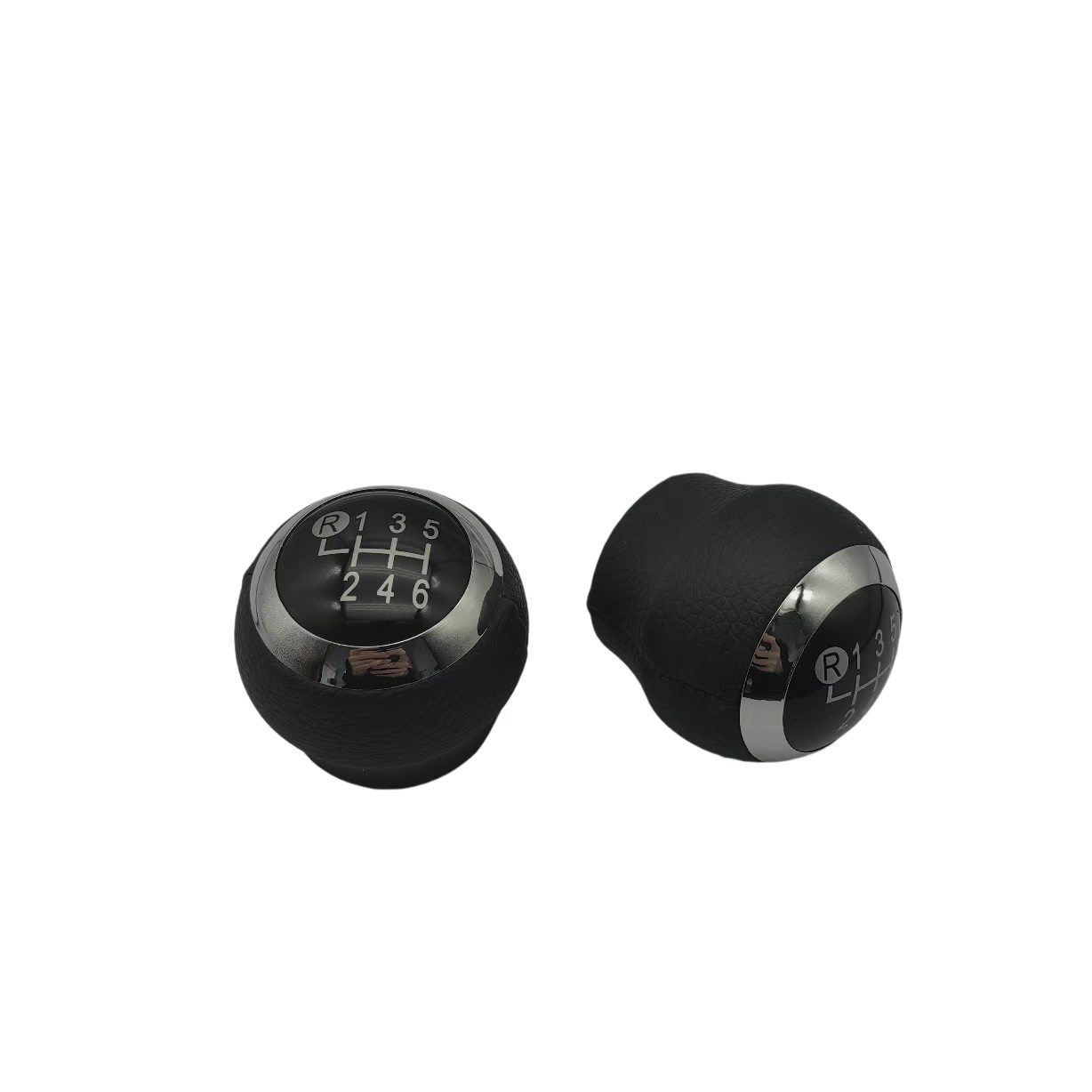 Suitable for Toyota Corolla cars, 5 and 6-speed electroplated gear shift knob, cabin accessories