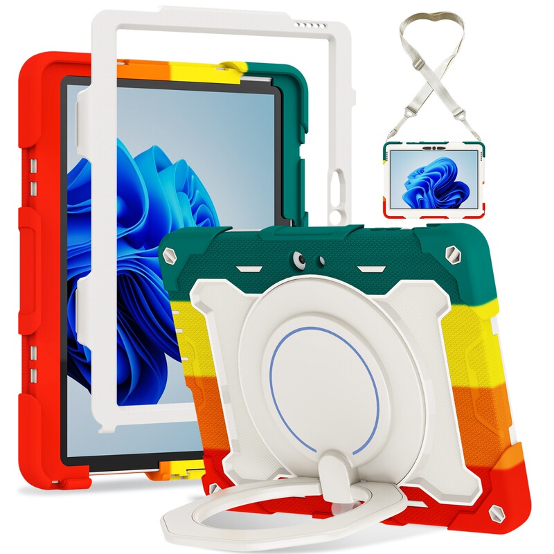 Suitable for Oppo Pad11 Protective Case with Pen Slot, Full-Cover Silicone, Rotatable Microsoft 11inch Tablet Protective Case2