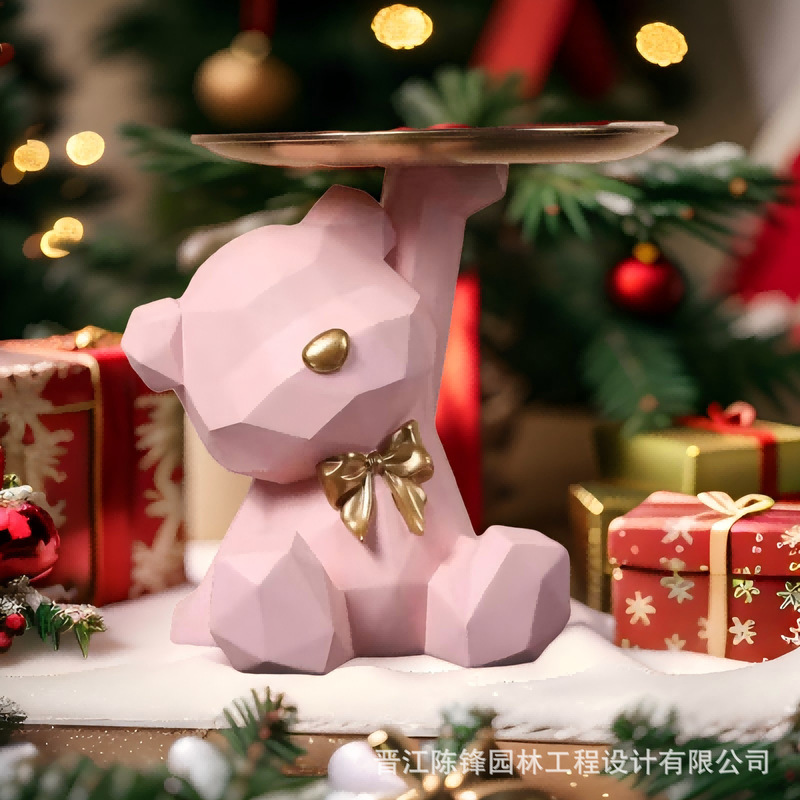 Cross-Border Wholesale Large Violent Bear Figurines, Desktop Decorations, Living Room Tv Cabinet Key Ornaments, Cute Gifts