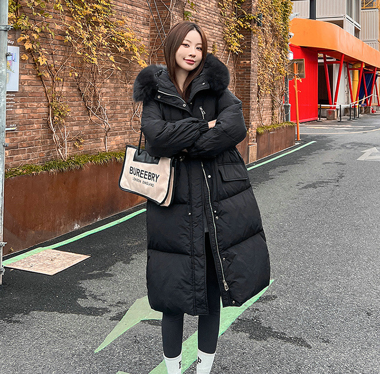 Women's Clothing Long winter coats jacket for women high end ladies winter Chinese opera jacket  winter coats collar fashionable thickening Pinghu_voghion.com