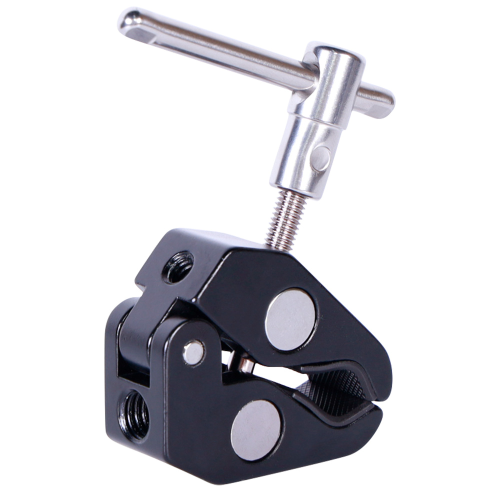 Abrazadera en forma de Q Abrazadera de tubo redonda de escritorio en forma de U Abrazadera fuerte multifuncional Mano extraña Alicates de Nariz de águila Mano mágica Abrazadera de cangrejo grande de tamaño pequeño