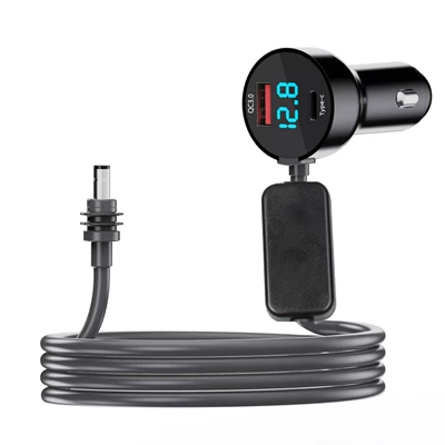 Mobil şarj cihazları Boost 30V Digital Display - boost-30v-digital-display-car-charger-waterproof-dc-5m-18awg-cable