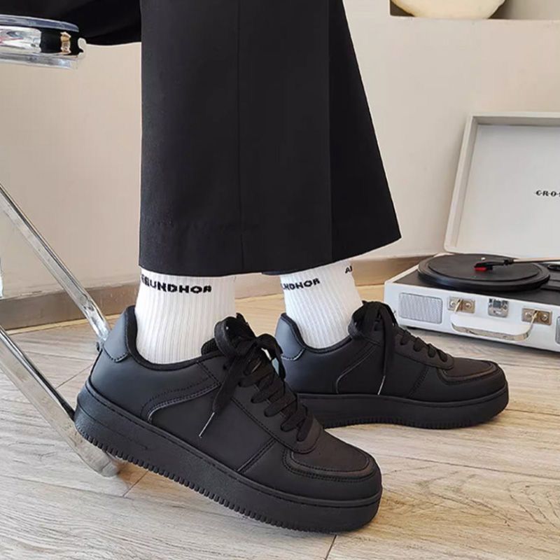 2025 American Versatile High Street Work Men's Kitchen Sneakers Men's Shoes Non-Slip Casual Black Sports Trendy Shoes Spring