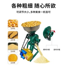 多功能干湿两用磨浆机磨粉机小型粉粹机家用玉米黄豆研磨机器商用