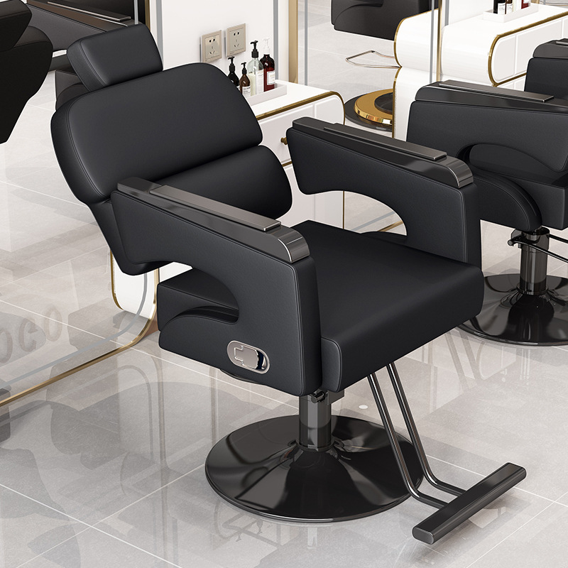 Almohada de cabeza de disco negro Chapada en negro