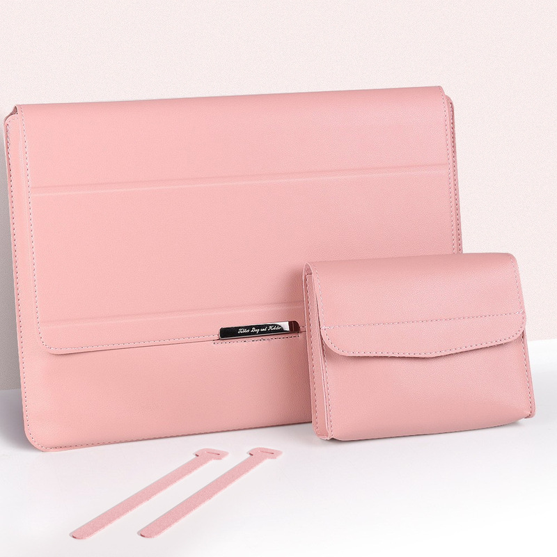 Cross-Border Laptop Protective Case 14inch Inner Sleeve Bag 15inch Waterproof Pu Storage Bag 16inch Stand-Up Computer Bag