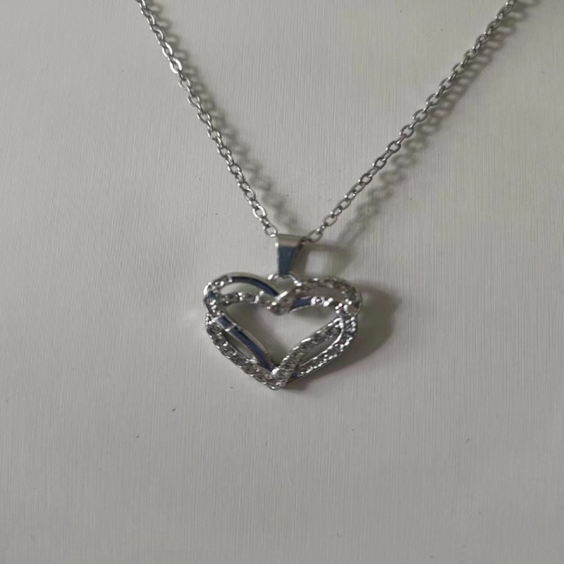 Exquisite Pendant Necklace Korean Style Micro Inlaid Versatile_voghion.com