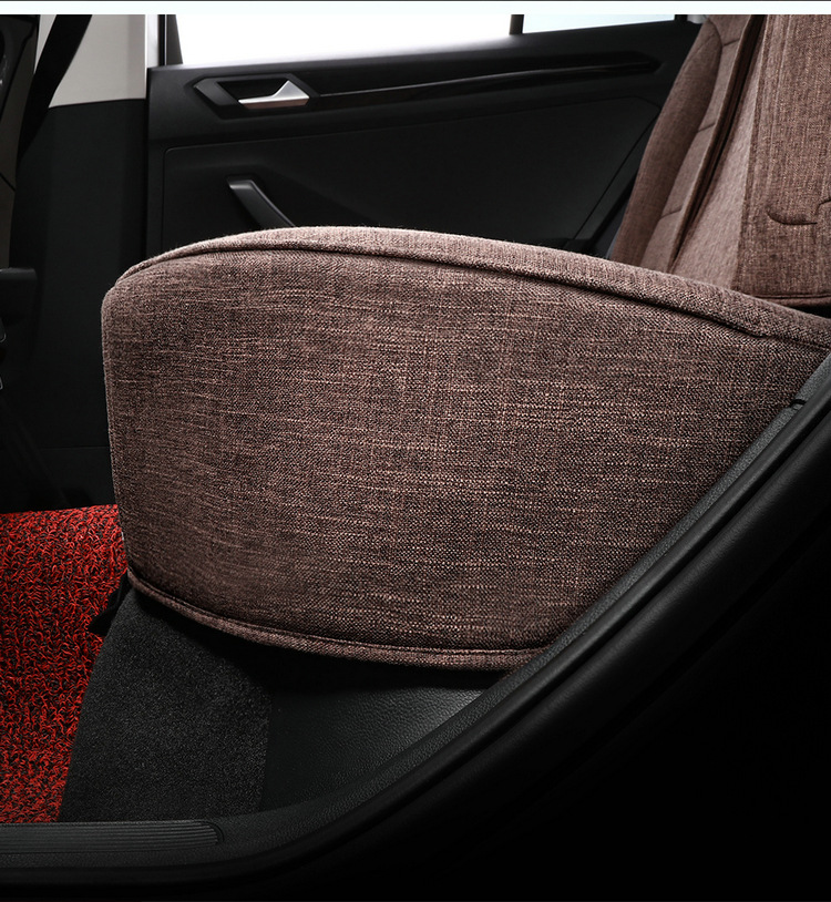 Suitable for Volkswagen Tanyue five-seat SUV linen special car seat cushion for all seasons all-inclusive simple interior seat cover