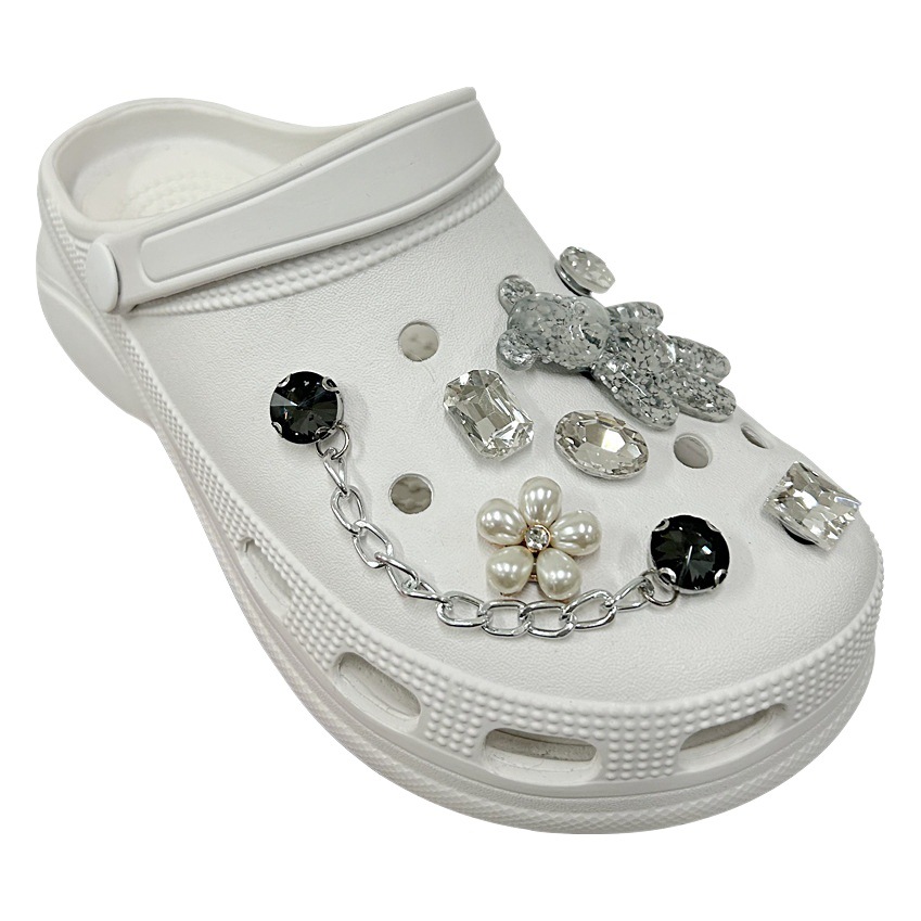 [Entrega pegajosa] agujero transfronterizo zapatos accesorios zapato flor hebilla decorativa zapato hebilla traje extraíble diy