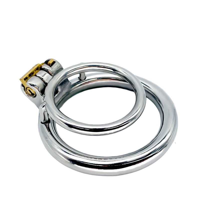 FRRK2022 male stainless steel chastity lock penis Cage ball stretcher penis ring adult penis lock sex toy FRRK2022 male stainless steel chastity lock penis Cage ball stretcher penis ring adult penis lock sex toy