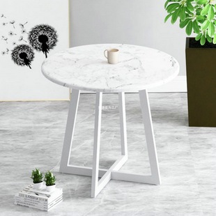 Dining Table Coffee Table Small Apartment Round Table Simple Modern Home Nordic Negotiation Table and Chair Combination Balcony Milk Tea Shop Leisure