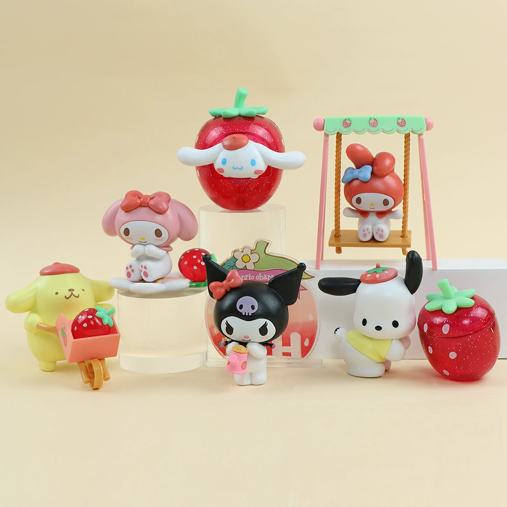 6 милых Strawberry Paradise Melati Curomine Pudding Dog Yugui Dog Paqu Dog