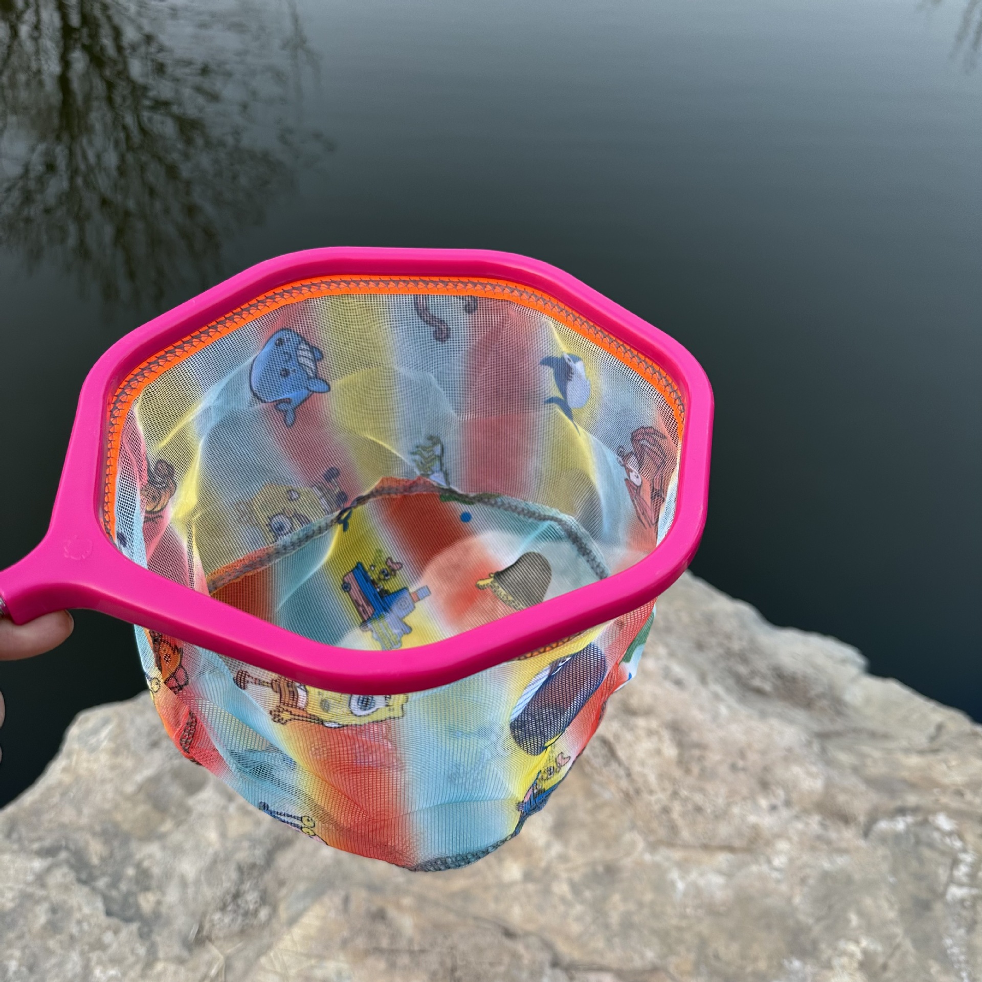 Copiar la red de pesca de los niños Copiar la red de pesca de pescado fuerte super duro bolsillo de pesca de pescado de niños pequeños peces al aire libre camarones captura mariposas
