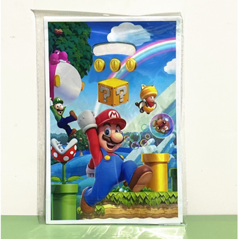 新しいクロスボーダー漫画真珠光沢フィルムギフトバッグ誕生日パーティーの装飾真珠光沢フィルムギフトバッグ pe 袋工場直接販売|undefined