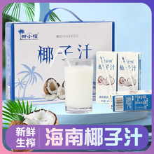 椰小帽椰汁整箱批发椰树椰子汁250ml*10盒蛋白椰奶椰子水饮料