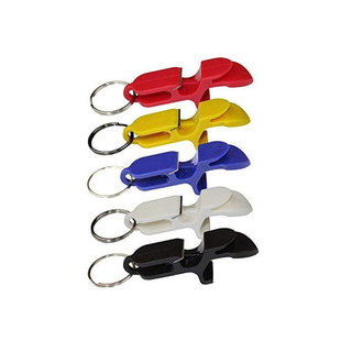 ABS multi-function bottle opener portable keychain pendant bottle opener can opener