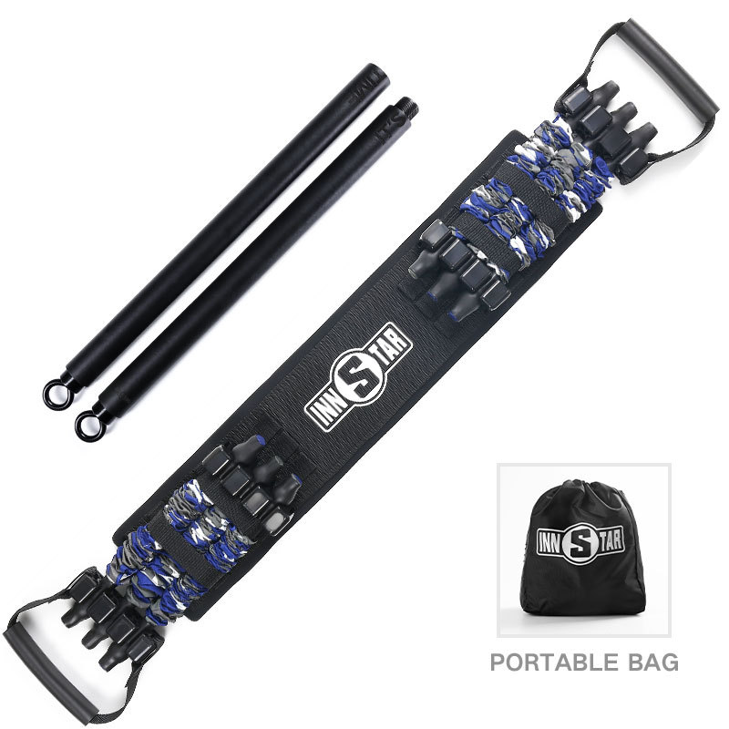 INNSTAR卧推拉力器家用推胸器材 哑铃杠铃健身器材弹力带锻炼胸肌