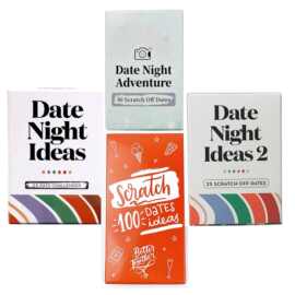 Date Night ideas 约会的主意情侣刮刮乐夫妻游戏卡片问答卡牌情