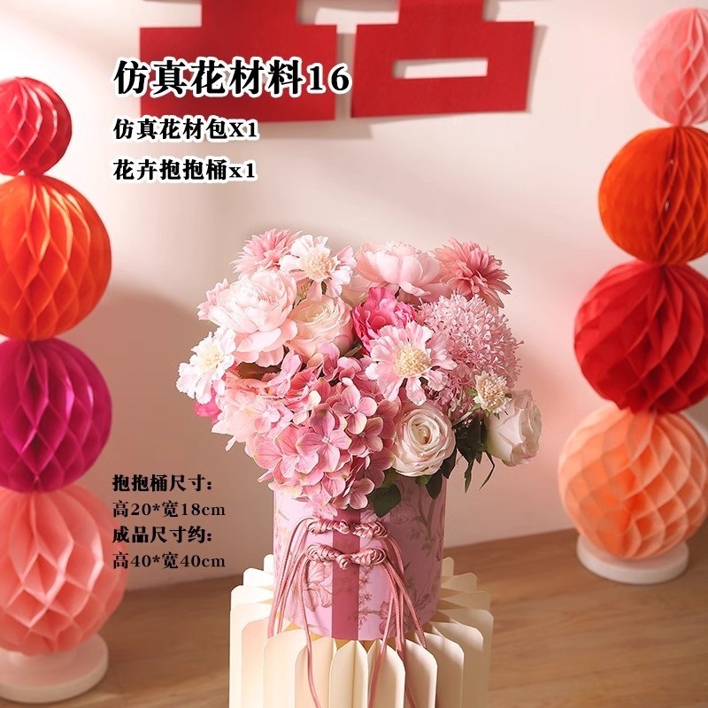 Decoración de la boda Decoración de la boda Decoración de la sala de estar Flor Flor Flor Mesa de la sala de bodas Mesita de la cama de la boda Decoración de flores falsas