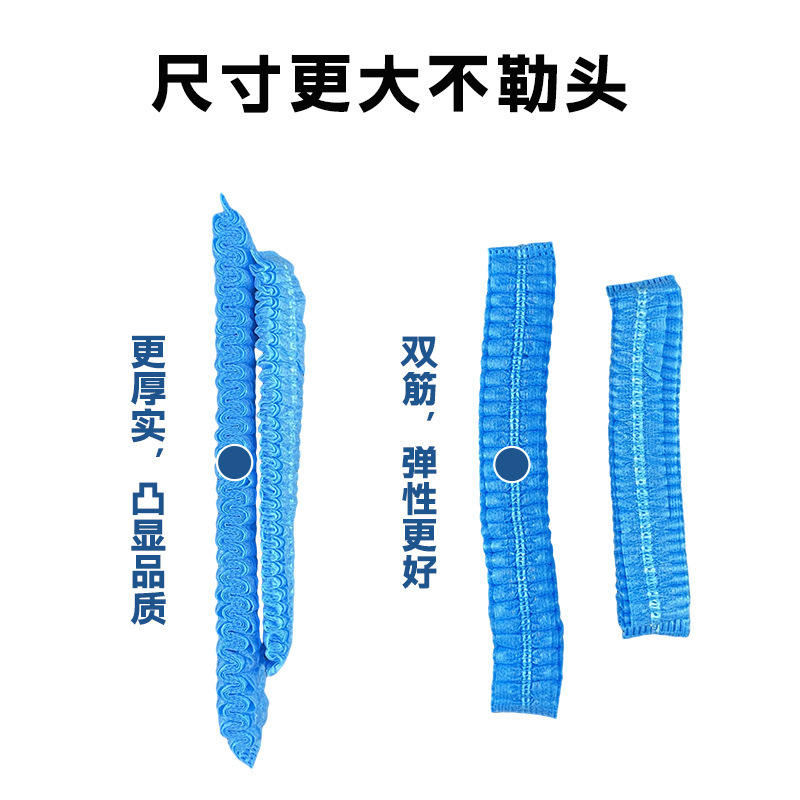 Rooster Rico 医療用帽子 フード SMS キャップ ストリップ フラットトップ 防塵 医療用 静電気防止 诚信ドームハット|undefined