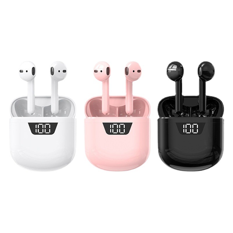 B55 auriculares Bluetooth J55 poder pantalla digital reducción de ruido Amazon nuevo modelo privado TWS auricular inalámbrico Fuente de fábrica