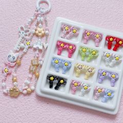 アンドロメダ月星diy合金部品ストラップビーズアクセサリー少女ブレスレットネックレスかわいい