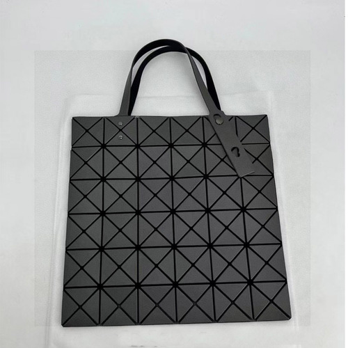  New Japanese Original 6-Grid Matte Sanding Rhombus Hand-held Tote Bag Fashion and Versatile Women's Shoulder Bag