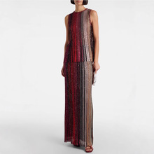 专柜同款2025新款设计感高品质时尚百搭减龄显瘦欧美风条纹套装女