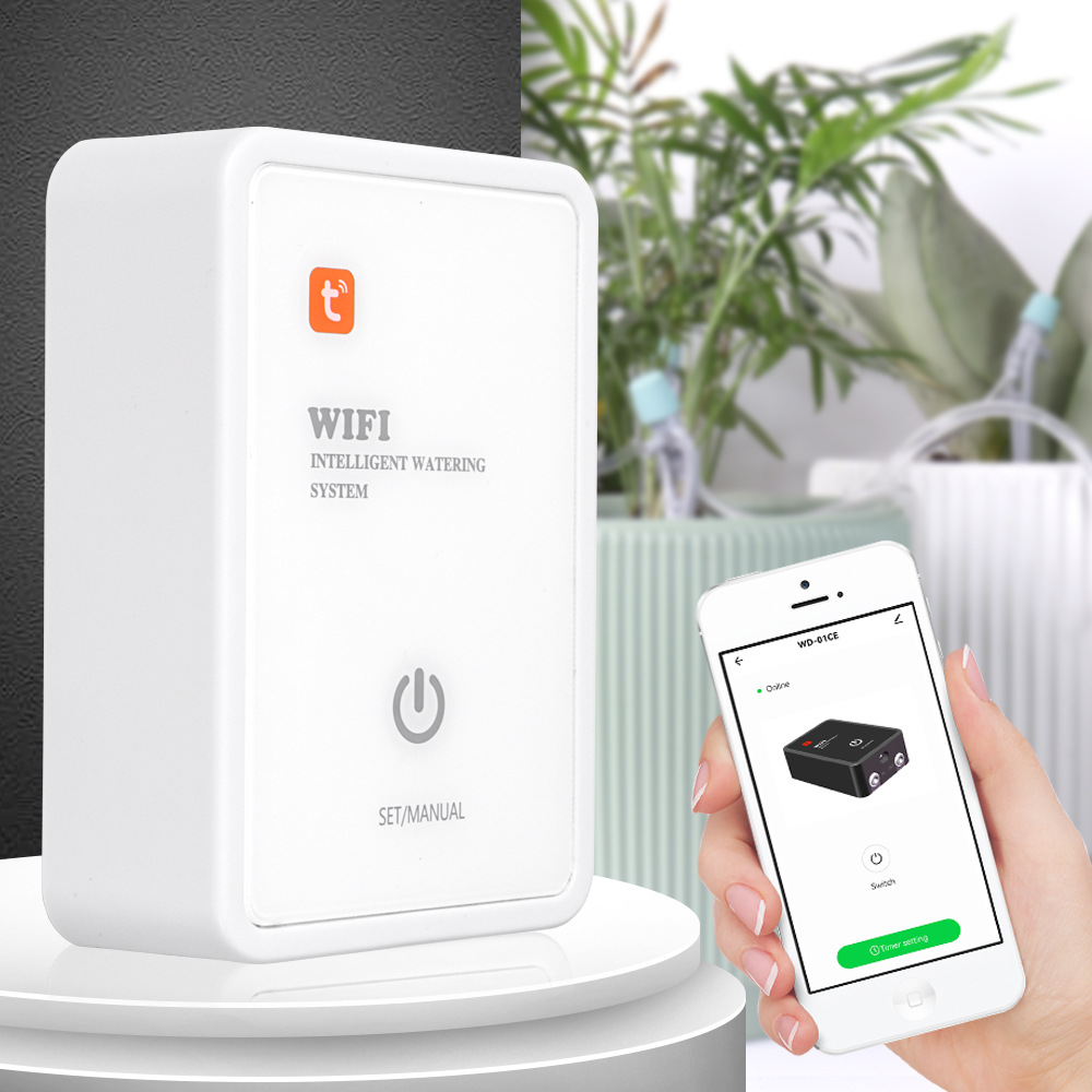 wifi自动浇水器智能定时浇花神器懒人盆栽多肉家用室内滴灌溉系统