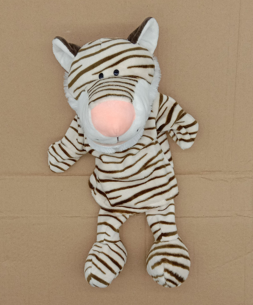 Marioneta animal León Cordero Gris Lobo Niños Bebé comodidad historia entre padres e hijos marioneta de peluche accesorios de rendimiento