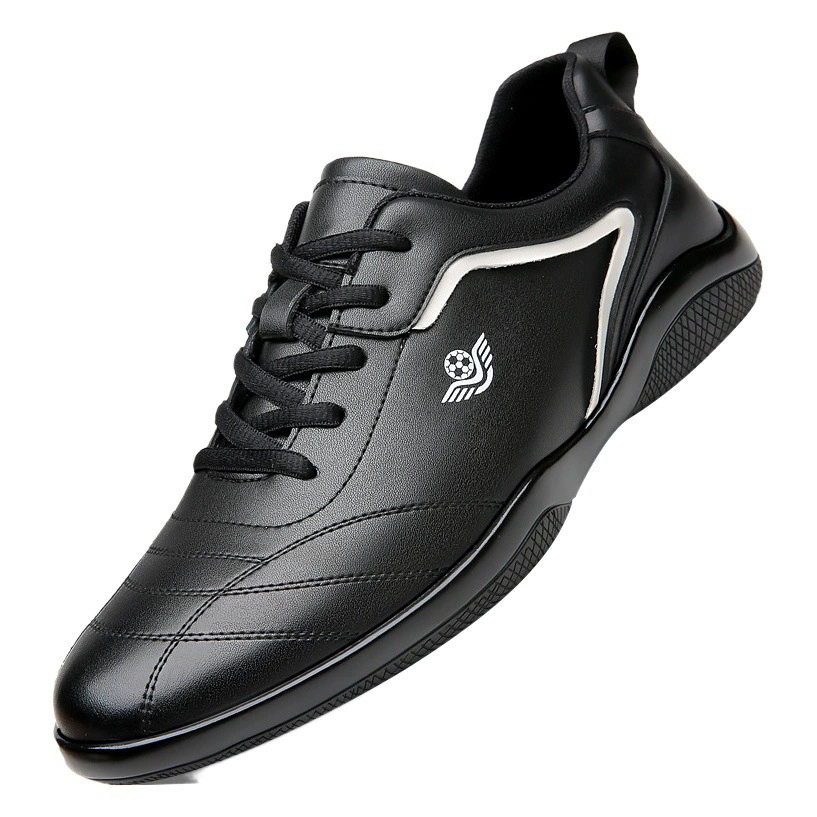 Новый стиль кожаная обувь мужская 2023 Весенняя Мужская Натуральная кожа с тонким ремешком Спортивная повседневная обувь Нескользящая мягкая подошва Forrest Gump белые туфли для мужчин