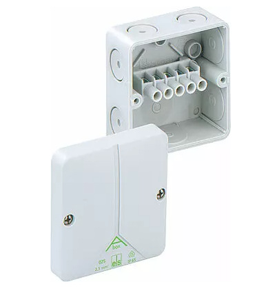 Spelsberg高防护等级接线盒 带5极端子，灰色，外部尺寸80*80*52m