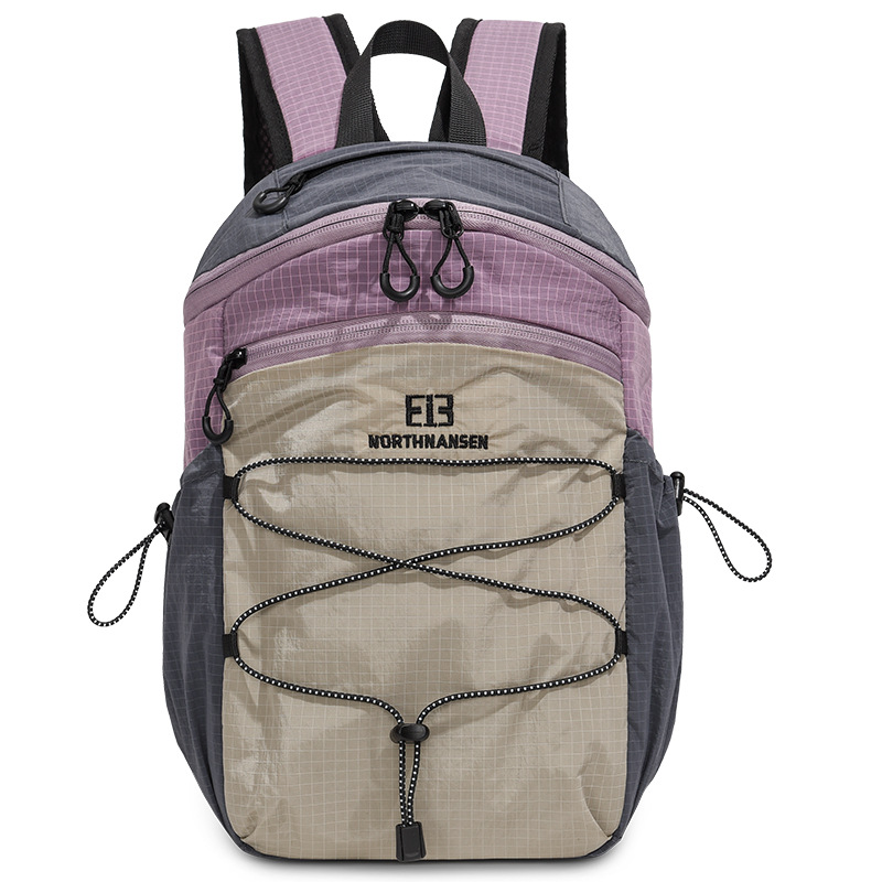 Mochila de senderismo transfronterizo al aire libre, nueva mochila de tela de nylon de gran capacidad, bolsa de viaje ligera y casual para niños