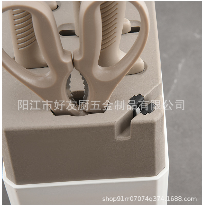 现货家用厨房刀具套装七件套套刀方座不锈钢水果刀厨师刀套装批发