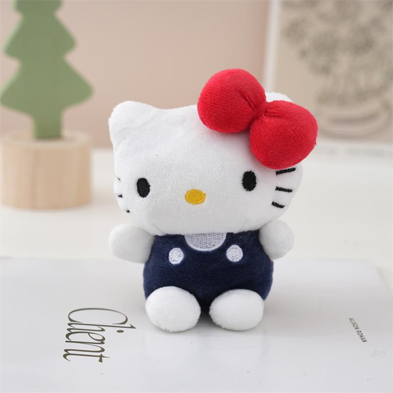 HelloKitty毛绒挂件呆萌毛绒公仔背包装饰毛绒玩具KT猫小号公仔|undefined